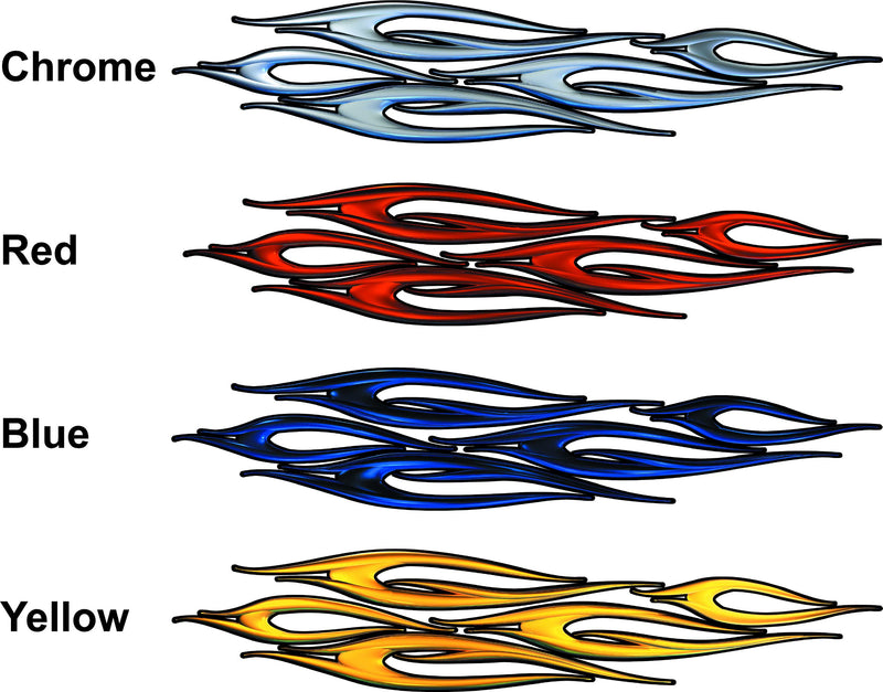 Tribal Chrome Spears Decals for Car & Truck